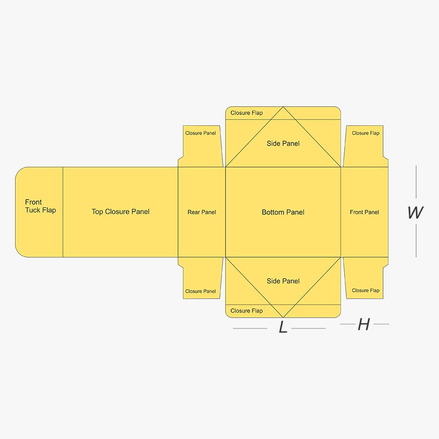 Wholesale Four Corner With Display Lid