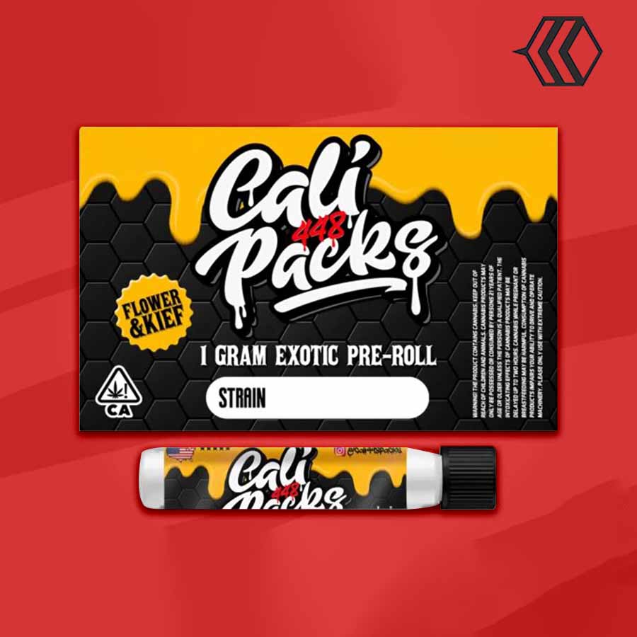 Pre Roll Packaging With Labels 